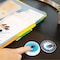Nadex Coins Non-Slip Cash-Counting Fingertip Moistener Pads, Blue, 12PK NXTE-1747 - alternate 3